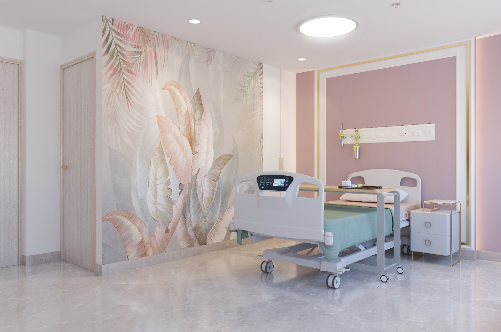 Femme Nest Hospital hallway